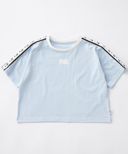 FILA（フィラ）の「オーバーサイズ半袖Tシャツ（Tシャツ/カットソー・キッズ・ホワイト/ブラック/ライトブルー・130/140/150/160）」の3枚目の写真