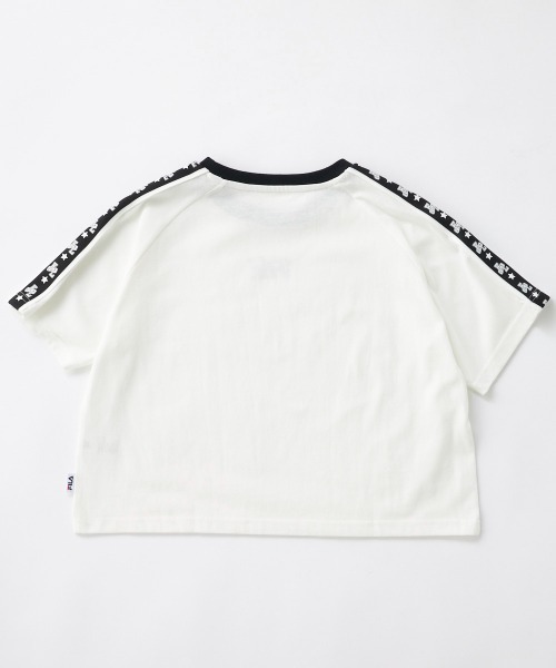 FILA（フィラ）の「オーバーサイズ半袖Tシャツ（Tシャツ/カットソー・キッズ・ホワイト/ブラック/ライトブルー・130/140/150/160）」の4枚目の写真