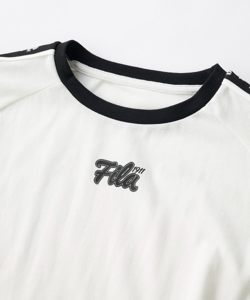 FILA（フィラ）の「オーバーサイズ半袖Tシャツ（Tシャツ/カットソー・キッズ・ホワイト/ブラック/ライトブルー・130/140/150/160）」の5枚目の写真