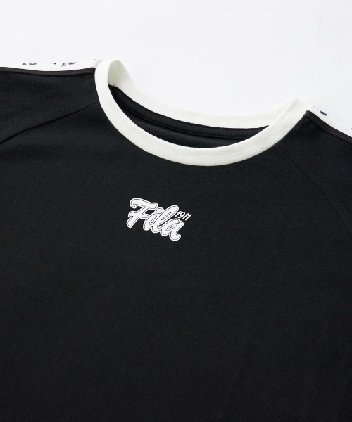 FILA（フィラ）の「オーバーサイズ半袖Tシャツ（Tシャツ/カットソー・キッズ・ホワイト/ブラック/ライトブルー・130/140/150/160）」の9枚目の写真