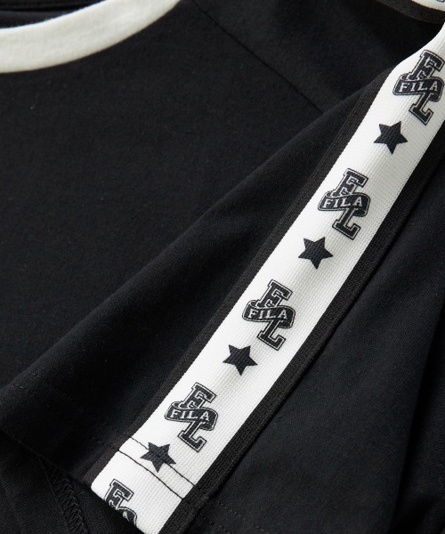 FILA（フィラ）の「オーバーサイズ半袖Tシャツ（Tシャツ/カットソー・キッズ・ホワイト/ブラック/ライトブルー・130/140/150/160）」の10枚目の写真