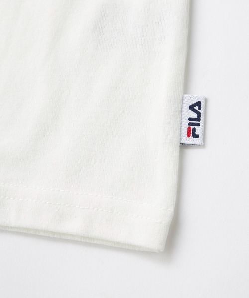 FILA（フィラ）の「オーバーサイズ半袖Tシャツ（Tシャツ/カットソー・キッズ・ホワイト/ブラック/ライトブルー・130/140/150/160）」の7枚目の写真