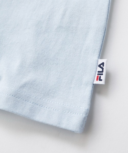 FILA（フィラ）の「オーバーサイズ半袖Tシャツ（Tシャツ/カットソー・キッズ・ホワイト/ブラック/ライトブルー・130/140/150/160）」の15枚目の写真
