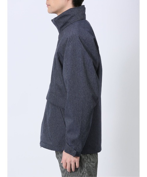 TAKA-Q(タカキュー)の「【ストレッチ 撥水 防風 防花粉 ウォッシャブル】タカキュー ALL WEATHER TEX ツイル裏メッシュ スタンドブルゾン(ブルゾン・メンズ・ブラック/ネイビー・LARGE/MEDIUM/X-LARGE)」の5枚目の写真