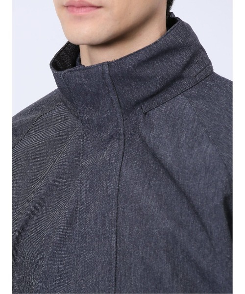 TAKA-Q(タカキュー)の「【ストレッチ 撥水 防風 防花粉 ウォッシャブル】タカキュー ALL WEATHER TEX ツイル裏メッシュ スタンドブルゾン(ブルゾン・メンズ・ブラック/ネイビー・LARGE/MEDIUM/X-LARGE)」の3枚目の写真