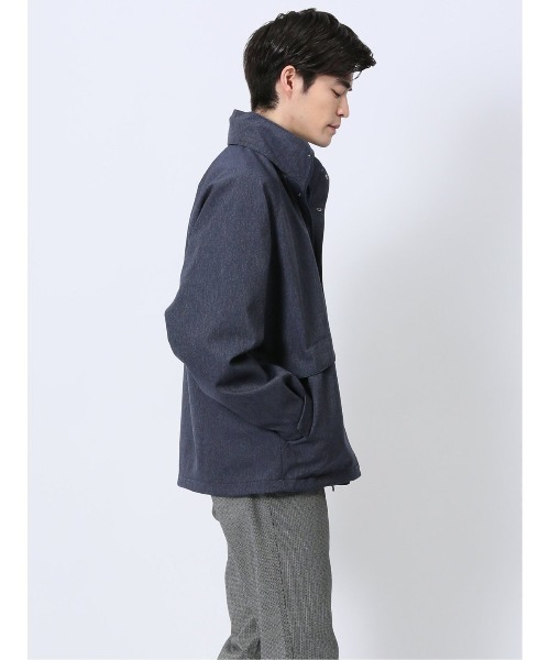 TAKA-Q(タカキュー)の「【ストレッチ 撥水 防風 防花粉 ウォッシャブル】タカキュー ALL WEATHER TEX ツイル裏メッシュ スタンドブルゾン(ブルゾン・メンズ・ブラック/ネイビー・LARGE/MEDIUM/X-LARGE)」の22枚目の写真