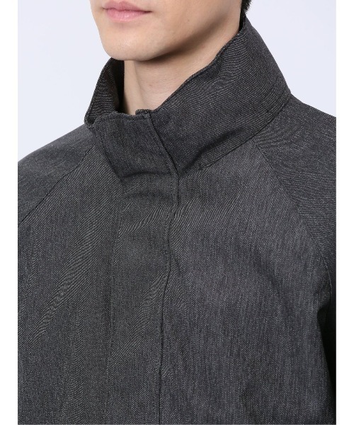 TAKA-Q(タカキュー)の「【ストレッチ 撥水 防風 防花粉 ウォッシャブル】タカキュー ALL WEATHER TEX ツイル裏メッシュ スタンドブルゾン(ブルゾン・メンズ・ブラック/ネイビー・LARGE/MEDIUM/X-LARGE)」の16枚目の写真