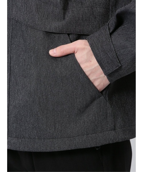 TAKA-Q(タカキュー)の「【ストレッチ 撥水 防風 防花粉 ウォッシャブル】タカキュー ALL WEATHER TEX ツイル裏メッシュ スタンドブルゾン(ブルゾン・メンズ・ブラック/ネイビー・LARGE/MEDIUM/X-LARGE)」の14枚目の写真