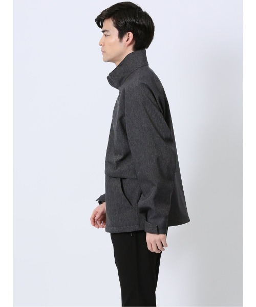 TAKA-Q(タカキュー)の「【ストレッチ 撥水 防風 防花粉 ウォッシャブル】タカキュー ALL WEATHER TEX ツイル裏メッシュ スタンドブルゾン(ブルゾン・メンズ・ブラック/ネイビー・LARGE/MEDIUM/X-LARGE)」の11枚目の写真