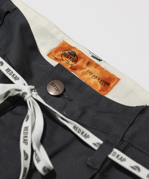 RED KAP（レッドキャップ）の「RED KAP/レッドキャップ 別注 SMU PT-38 2TUCK BAGGY WIDE TWILL PANTS/バギーパンツ/ワイドフィット（チノパンツ・メンズ・チャコールグレー/ブラック/ベージュ/ブラウン/オリーブ・LARGE/MEDIUM）」の22枚目の写真