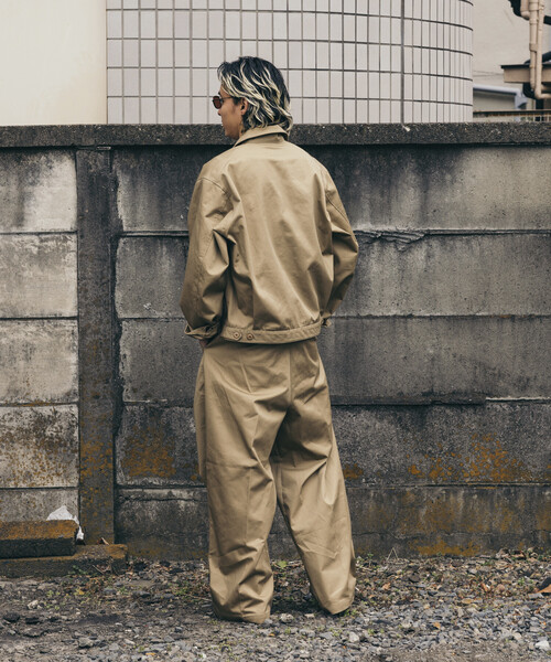 RED KAP（レッドキャップ）の「RED KAP/レッドキャップ 別注 SMU PT-38 2TUCK BAGGY WIDE TWILL PANTS/バギーパンツ/ワイドフィット（チノパンツ・メンズ・チャコールグレー/ブラック/ベージュ/ブラウン/オリーブ・LARGE/MEDIUM）」の21枚目の写真