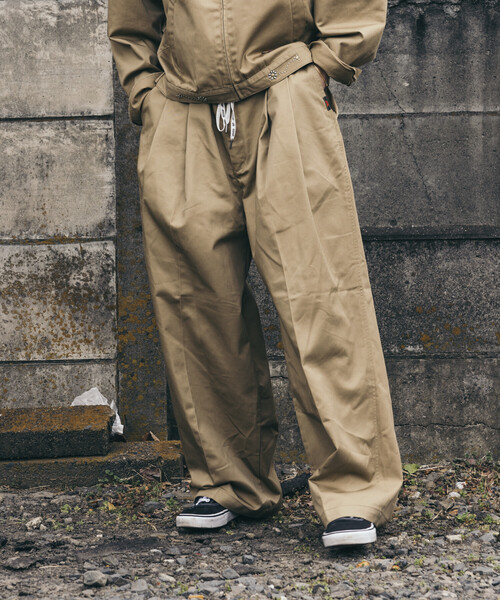 RED KAP/レッドキャップ 別注 SMU PT-38 2TUCK BAGGY WIDE TWILL PANTS