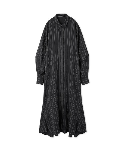 styling/（スタイリング）の「ジャガードシャツワンピース（ワンピース・レディース・ホワイト/ブラウン/ブラック・1/0）」の2枚目の写真