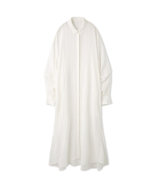 styling/（スタイリング）の「ジャガードシャツワンピース（ワンピース・レディース・ホワイト/ブラウン/ブラック・1/0）」の9枚目の写真