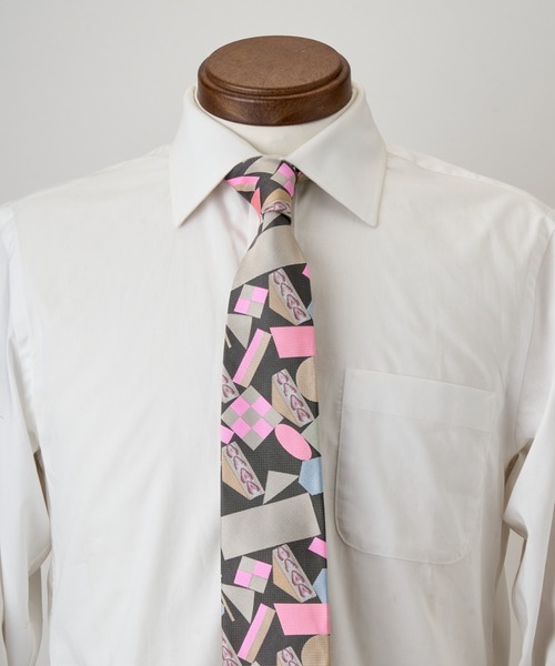 TREATMEタイ（フルーツサンド）GRAY（ネクタイ）｜giraffe（ジラフ）の