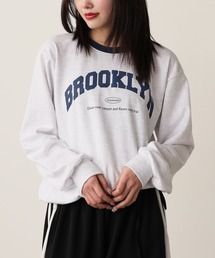 BROOKLYN Arch Logo Print Sweatshirt / BROOKLYN アーチロゴプリント スウェット トレーナー 秋物 秋服 2026年秋冬