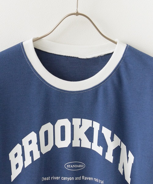 ROOPTOKYO(ループトウキョウ)の「BROOKLYN Arch Logo Print Sweatshirt / BROOKLYN アーチロゴプリント スウェット(スウェット・レディース・レッド/グレー/ネイビー・FREE)」の8枚目の写真
