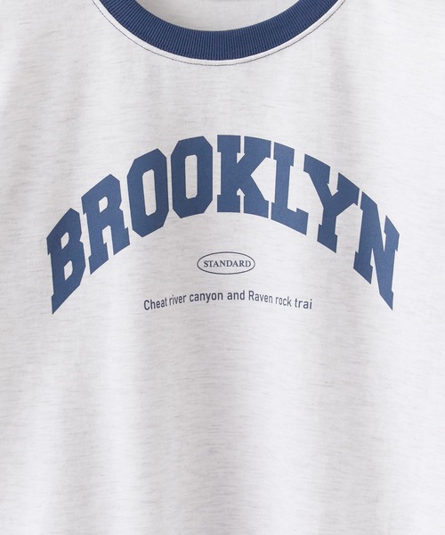 ROOPTOKYO(ループトウキョウ)の「BROOKLYN Arch Logo Print Sweatshirt / BROOKLYN アーチロゴプリント スウェット(スウェット・レディース・レッド/グレー/ネイビー・FREE)」の9枚目の写真