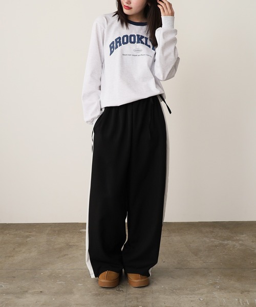 ROOPTOKYO(ループトウキョウ)の「BROOKLYN Arch Logo Print Sweatshirt / BROOKLYN アーチロゴプリント スウェット(スウェット・レディース・レッド/グレー/ネイビー・FREE)」の14枚目の写真