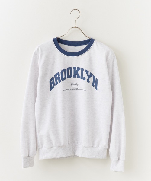 ROOPTOKYO(ループトウキョウ)の「BROOKLYN Arch Logo Print Sweatshirt / BROOKLYN アーチロゴプリント スウェット(スウェット・レディース・レッド/グレー/ネイビー・FREE)」の11枚目の写真