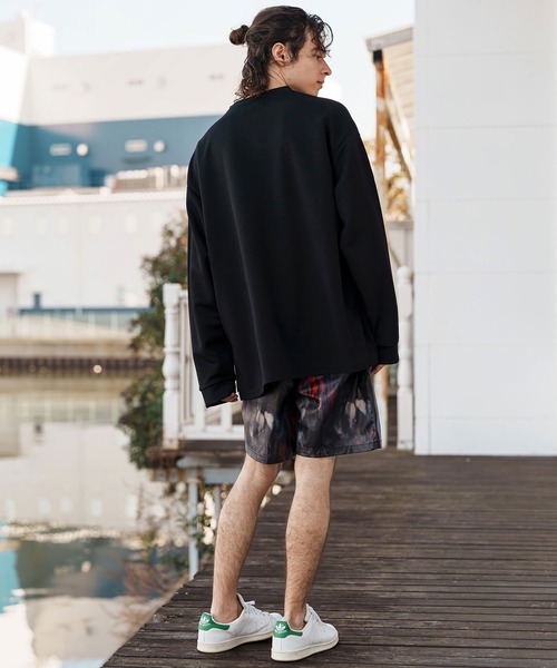 mlt5073-ビックシルエットサイドスリットカットソー（Tシャツ