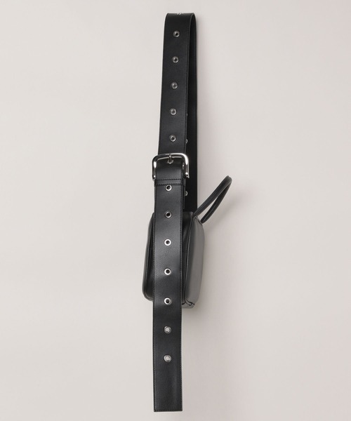 eL（エル）の「【eL】Square Mini Boston/288106（ショルダーバッグ・レディース・ブラック/シルバー/アイボリー・FREE）」の19枚目の写真