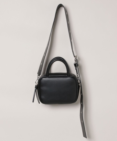 eL（エル）の「【eL】Square Mini Boston/288106（ショルダーバッグ・レディース・ブラック/シルバー/アイボリー・FREE）」の20枚目の写真