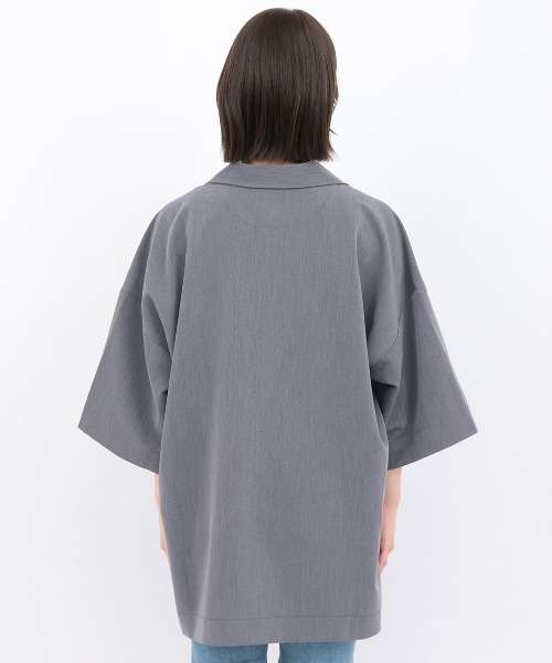 チチカカ（チチカカ）の「アソート開襟シャツ【ユニセックス】（シャツ/ブラウス・メンズ・ブラック/レッド/チャコールグレー・FREE）」の14枚目の写真