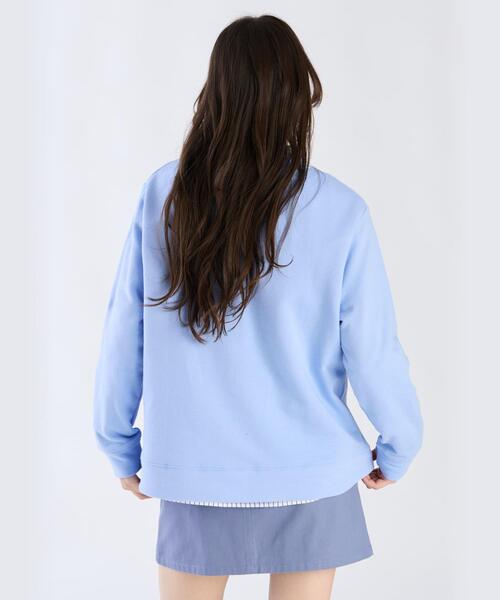 To b. by agnes b.(トゥービーバイアニエスベー)の「ロゴボーイズスウェット(スウェット・レディース・ブルー・38/40)」の5枚目の写真
