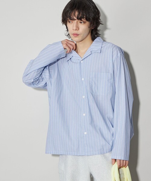 CITEN（シテン）の「＜CITEN＞ナップシャツ（シャツ/ブラウス・メンズ・ライトブルー・M/L）」の2枚目の写真