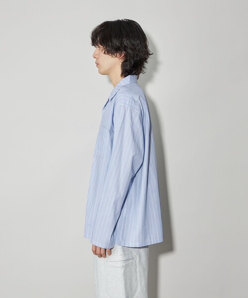 CITEN（シテン）の「＜CITEN＞ナップシャツ（シャツ/ブラウス・メンズ・ライトブルー・M/L）」の5枚目の写真