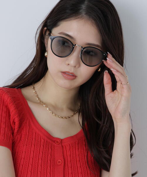 FREE'S MART（フリーズマート）の「◆シンプルサングラス（サングラス・レディース・ブラウン/グレー/ブラック/ホワイト・ﾌﾘ-）」の19枚目の写真