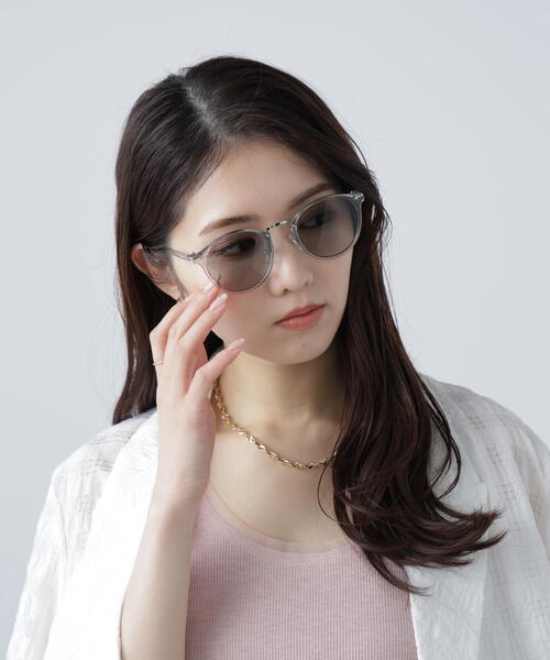 FREE'S MART（フリーズマート）の「◆シンプルサングラス（サングラス・レディース・ブラウン/グレー/ブラック/ホワイト・ﾌﾘ-）」の10枚目の写真