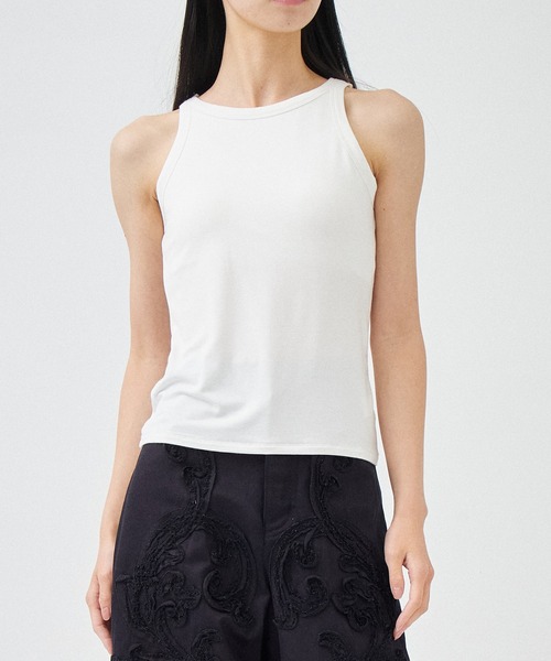 デターム determ Collagen Open Back Tank Top Collagen Tank Top – determ;