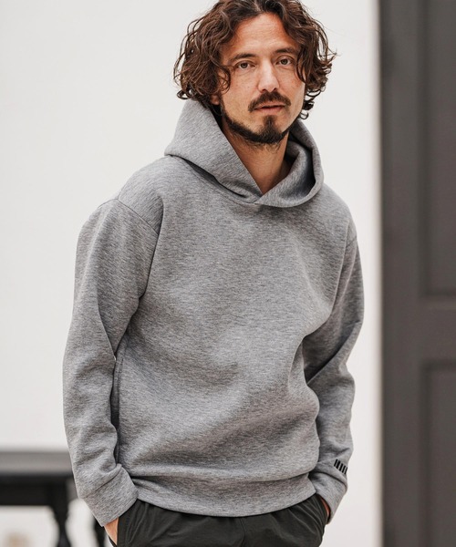 felkod(フィルコッド)の「mpa3728- Embroidery Cardboard Knit Parka パーカー(パーカー・メンズ・ブラック×ホワイト/ブラック×ピンク/ヘザーグレー・XL/L/M/S)」の3枚目の写真