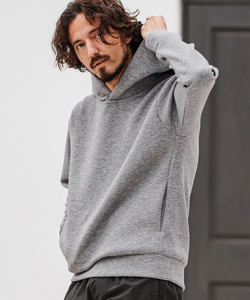 felkod(フィルコッド)の「mpa3728- Embroidery Cardboard Knit Parka パーカー(パーカー・メンズ・ブラック×ホワイト/ブラック×ピンク/ヘザーグレー・XL/L/M/S)」の5枚目の写真