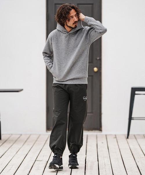 felkod(フィルコッド)の「mpa3728- Embroidery Cardboard Knit Parka パーカー(パーカー・メンズ・ブラック×ホワイト/ブラック×ピンク/ヘザーグレー・XL/L/M/S)」の7枚目の写真