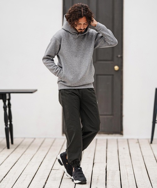 felkod(フィルコッド)の「mpa3728- Embroidery Cardboard Knit Parka パーカー(パーカー・メンズ・ブラック×ホワイト/ブラック×ピンク/ヘザーグレー・XL/L/M/S)」の9枚目の写真