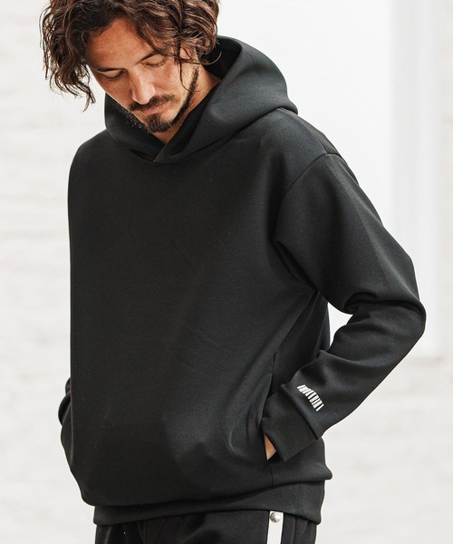 felkod(フィルコッド)の「mpa3728- Embroidery Cardboard Knit Parka パーカー(パーカー・メンズ・ブラック×ホワイト/ブラック×ピンク/ヘザーグレー・XL/L/M/S)」の10枚目の写真