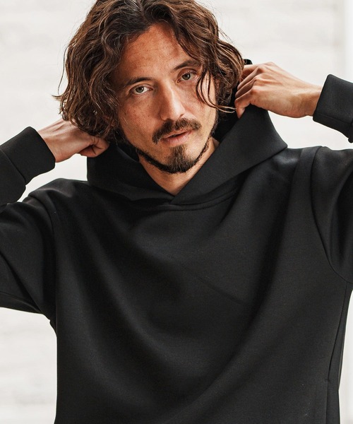 felkod(フィルコッド)の「mpa3728- Embroidery Cardboard Knit Parka パーカー(パーカー・メンズ・ブラック×ホワイト/ブラック×ピンク/ヘザーグレー・XL/L/M/S)」の11枚目の写真