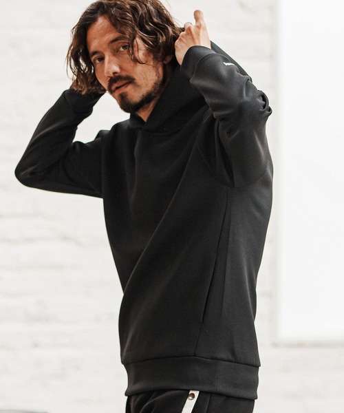 felkod(フィルコッド)の「mpa3728- Embroidery Cardboard Knit Parka パーカー(パーカー・メンズ・ブラック×ホワイト/ブラック×ピンク/ヘザーグレー・XL/L/M/S)」の12枚目の写真