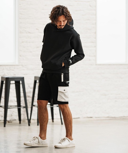 felkod(フィルコッド)の「mpa3728- Embroidery Cardboard Knit Parka パーカー(パーカー・メンズ・ブラック×ホワイト/ブラック×ピンク/ヘザーグレー・XL/L/M/S)」の13枚目の写真