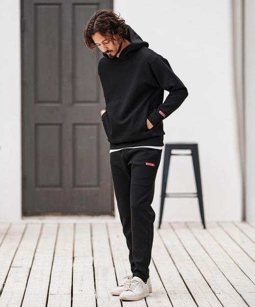 felkod(フィルコッド)の「mpa3728- Embroidery Cardboard Knit Parka パーカー(パーカー・メンズ・ブラック×ホワイト/ブラック×ピンク/ヘザーグレー・XL/L/M/S)」の20枚目の写真