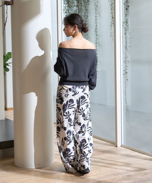 Rouge vif（ルージュヴィフ）の「オフショルダー2WAYカーディガン（カーディガン/ボレロ・レディース・ラベンダー/ライトグレー/チャコールグレー・フリー）」の17枚目の写真