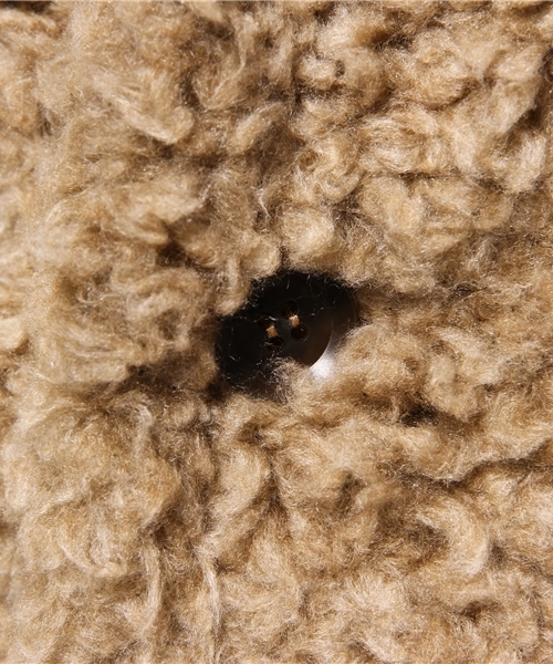 Lui's（ルイス）の「Lui's(ルイス) フェイクアルパカジャケット（その他アウター・メンズ・ベージュ/グレー・SMALL/MEDIUM）」の3枚目の写真