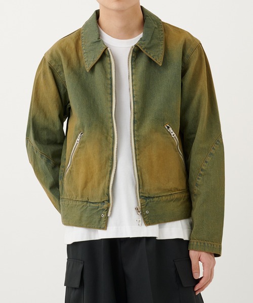 Jieda（ジエダ）の「DENIM ZIP JACKET（デニムジャケット・メンズ・インディゴブルー/ブラック・1/2）」の5枚目の写真