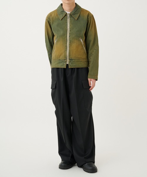 Jieda（ジエダ）の「DENIM ZIP JACKET（デニムジャケット・メンズ・インディゴブルー/ブラック・1/2）」の7枚目の写真