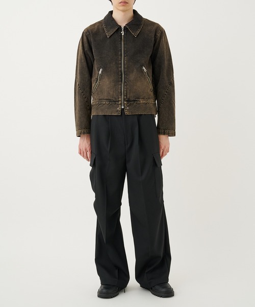 Jieda（ジエダ）の「DENIM ZIP JACKET（デニムジャケット・メンズ・インディゴブルー/ブラック・1/2）」の6枚目の写真