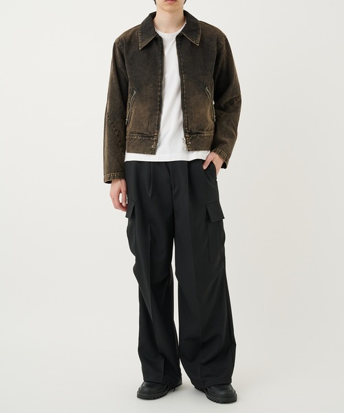 Jieda（ジエダ）の「DENIM ZIP JACKET（デニムジャケット・メンズ・インディゴブルー/ブラック・1/2）」の8枚目の写真