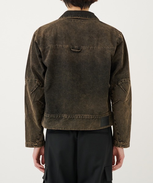 Jieda（ジエダ）の「DENIM ZIP JACKET（デニムジャケット・メンズ・インディゴブルー/ブラック・1/2）」の12枚目の写真